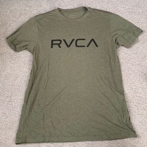 RVCA vintage dye greenish tshirt mens small
